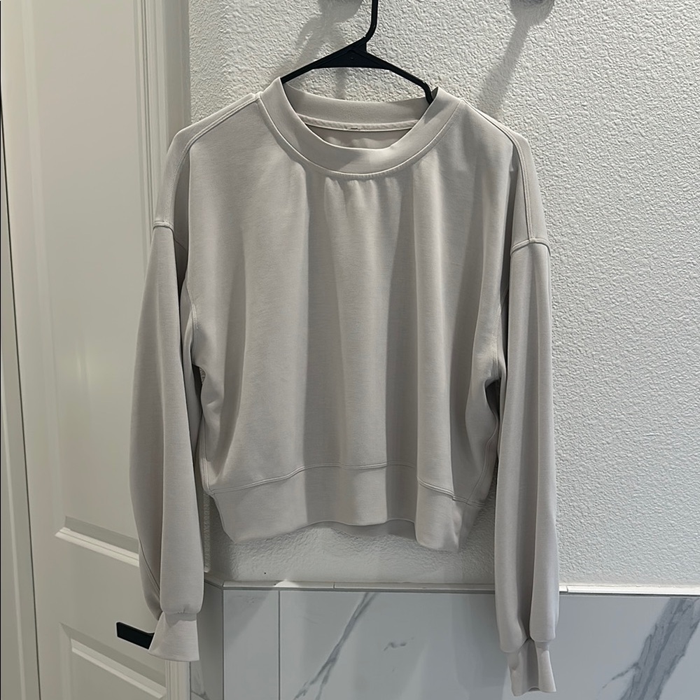 Lululemon Softstreme oversized crop sweatshirt